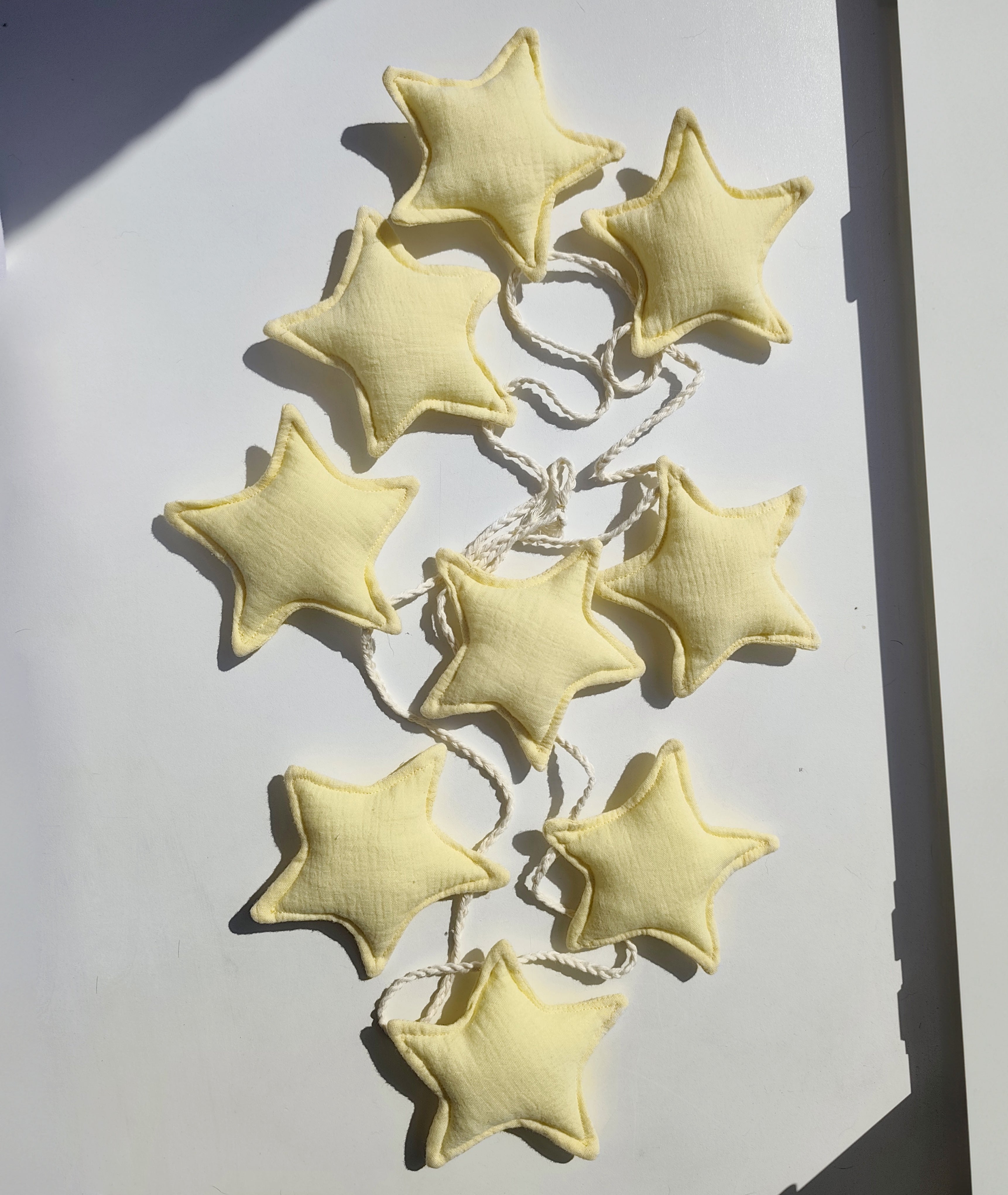 Butter Yellow Star Garland
