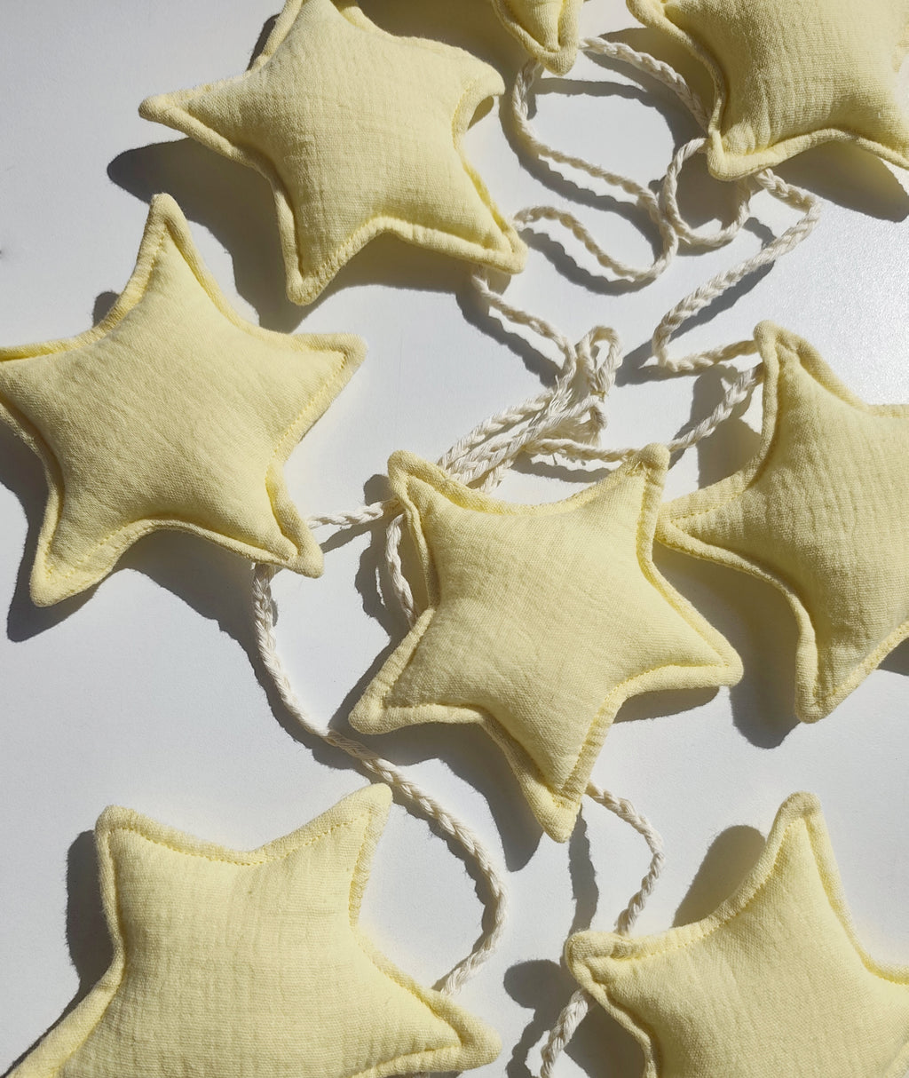 Butter Yellow Star Garland