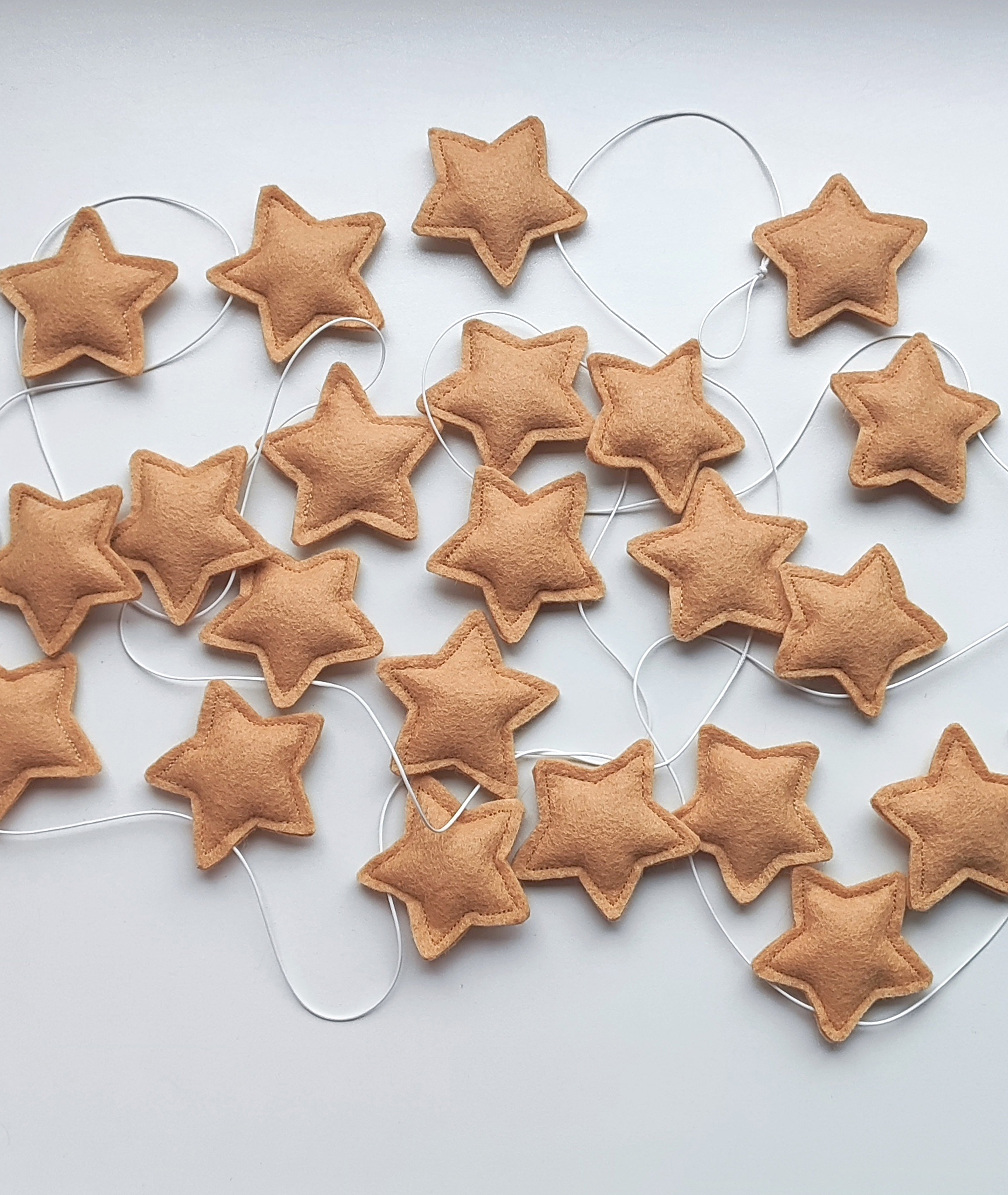 Beige Small Star Garland