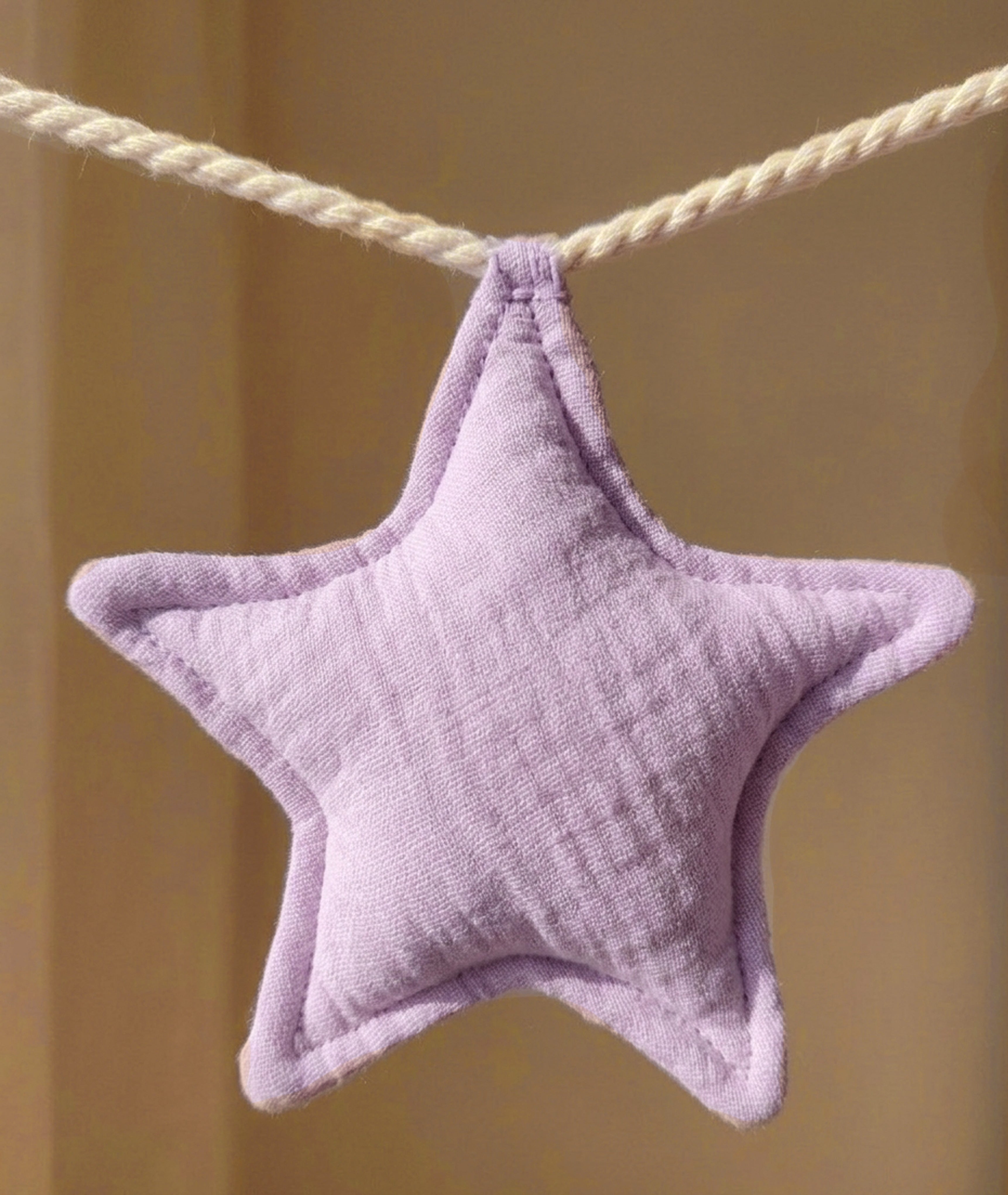 Lavender Purple Star Garland