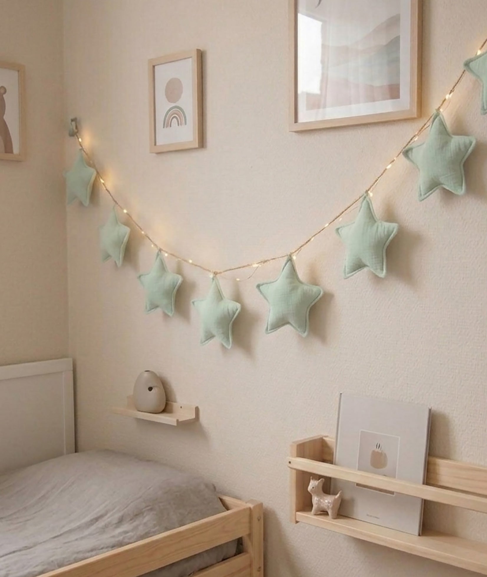 Mint green Stars Garland