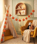 Orange star garland
