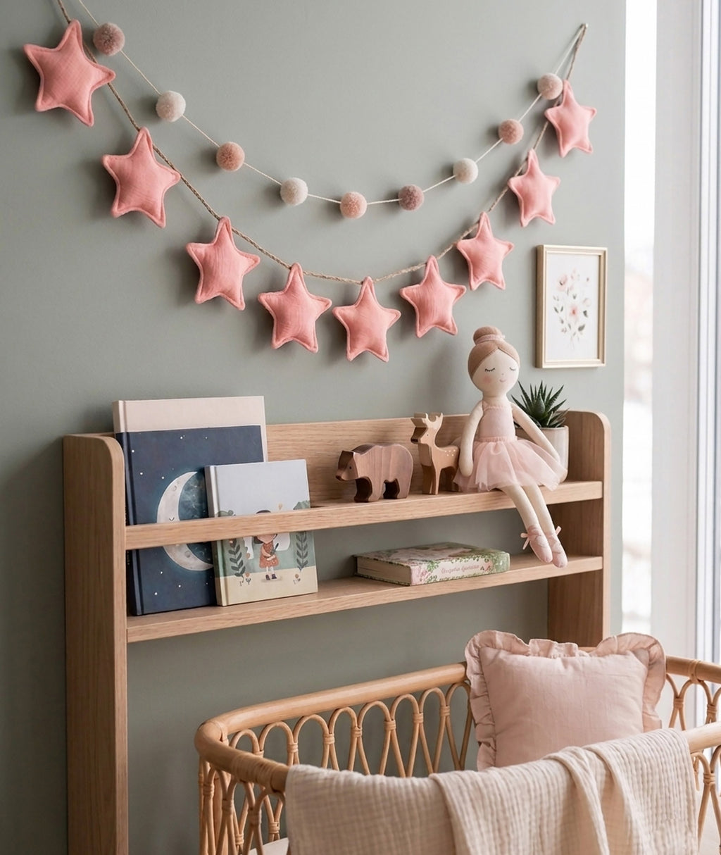 Pink Star Garland