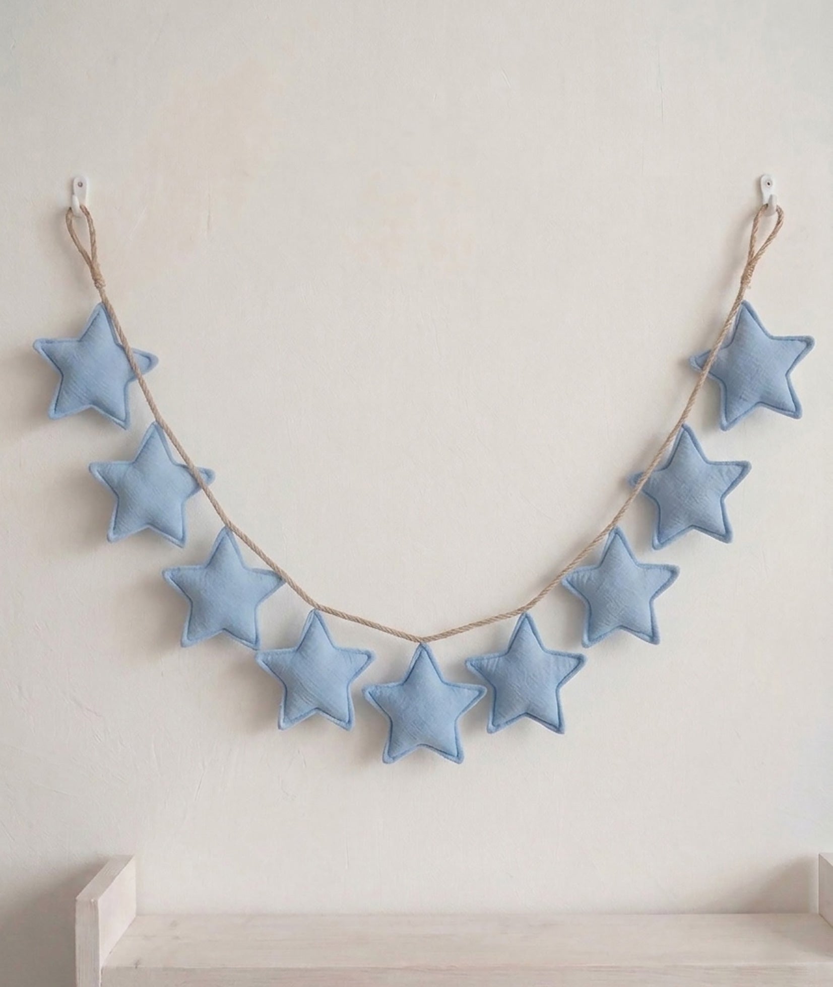 Baby Blue Star Garland