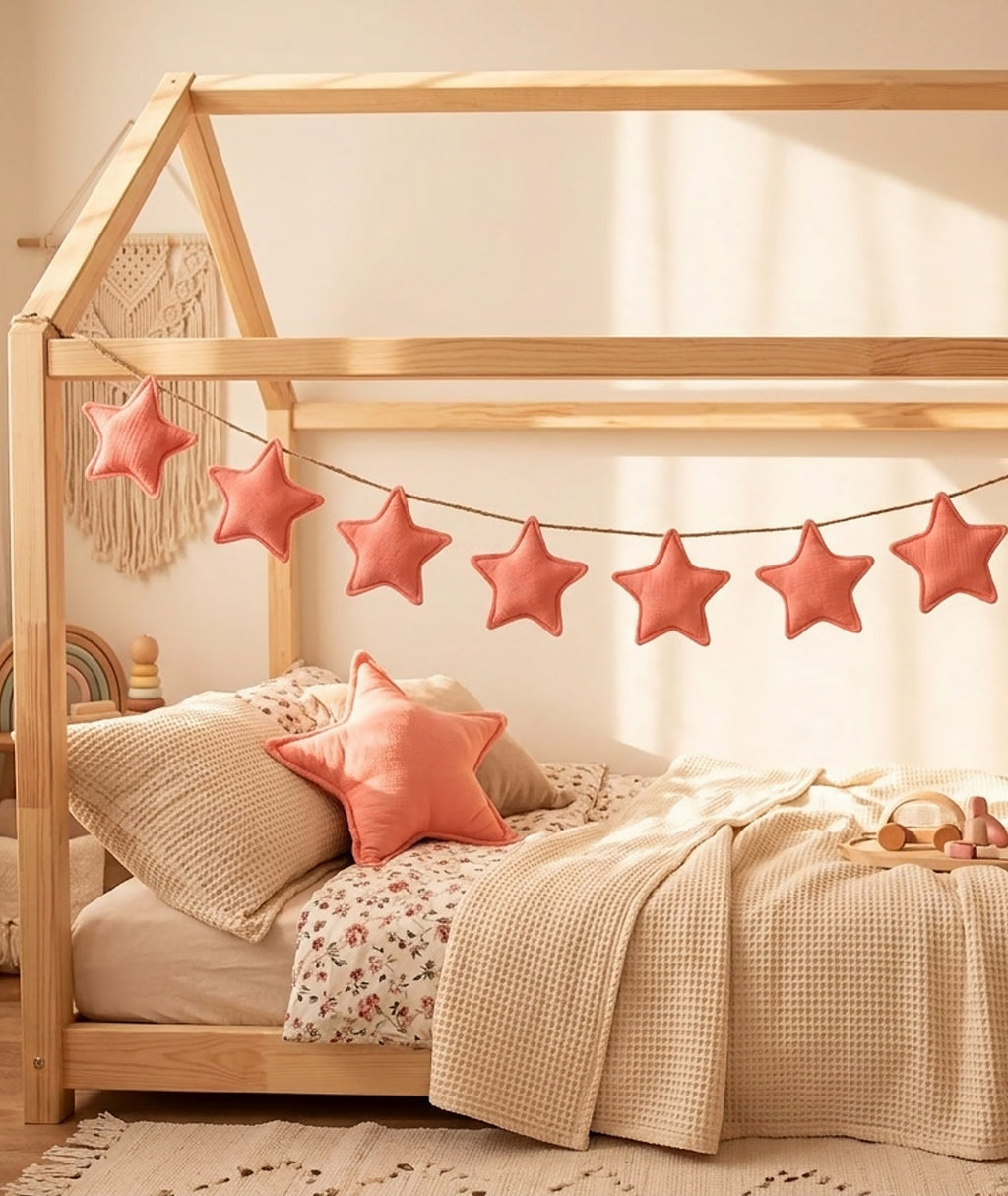 Pink Star Garland