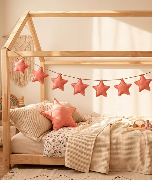 Pink Star Garland