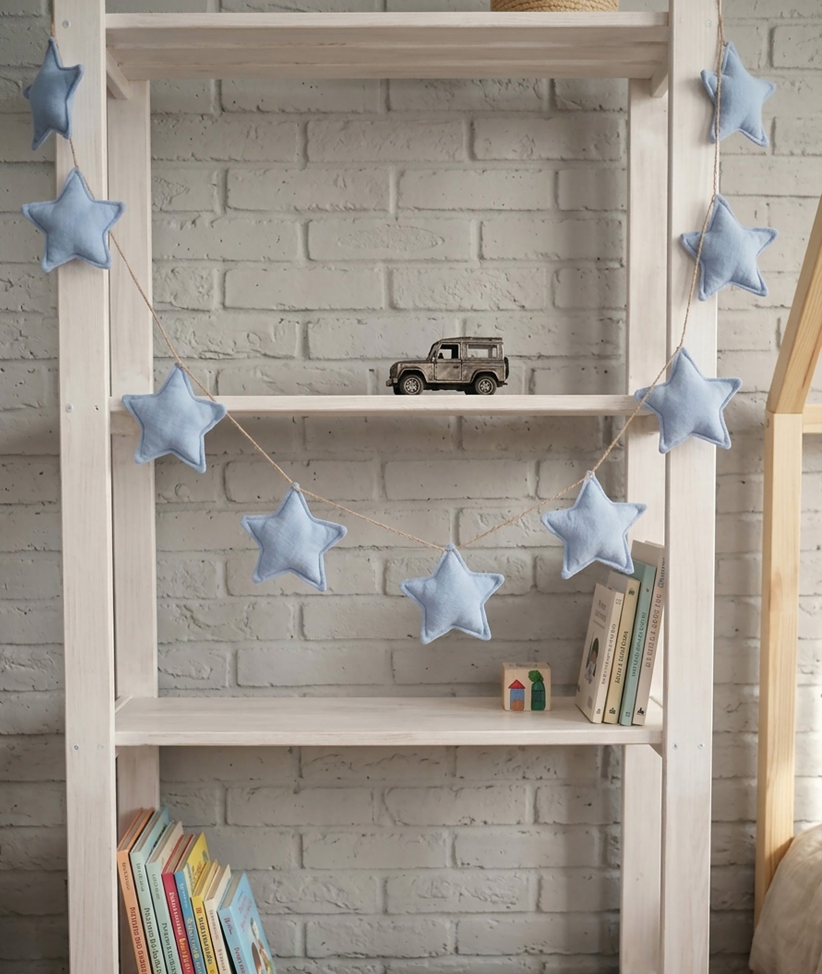 Baby Blue Star Garland