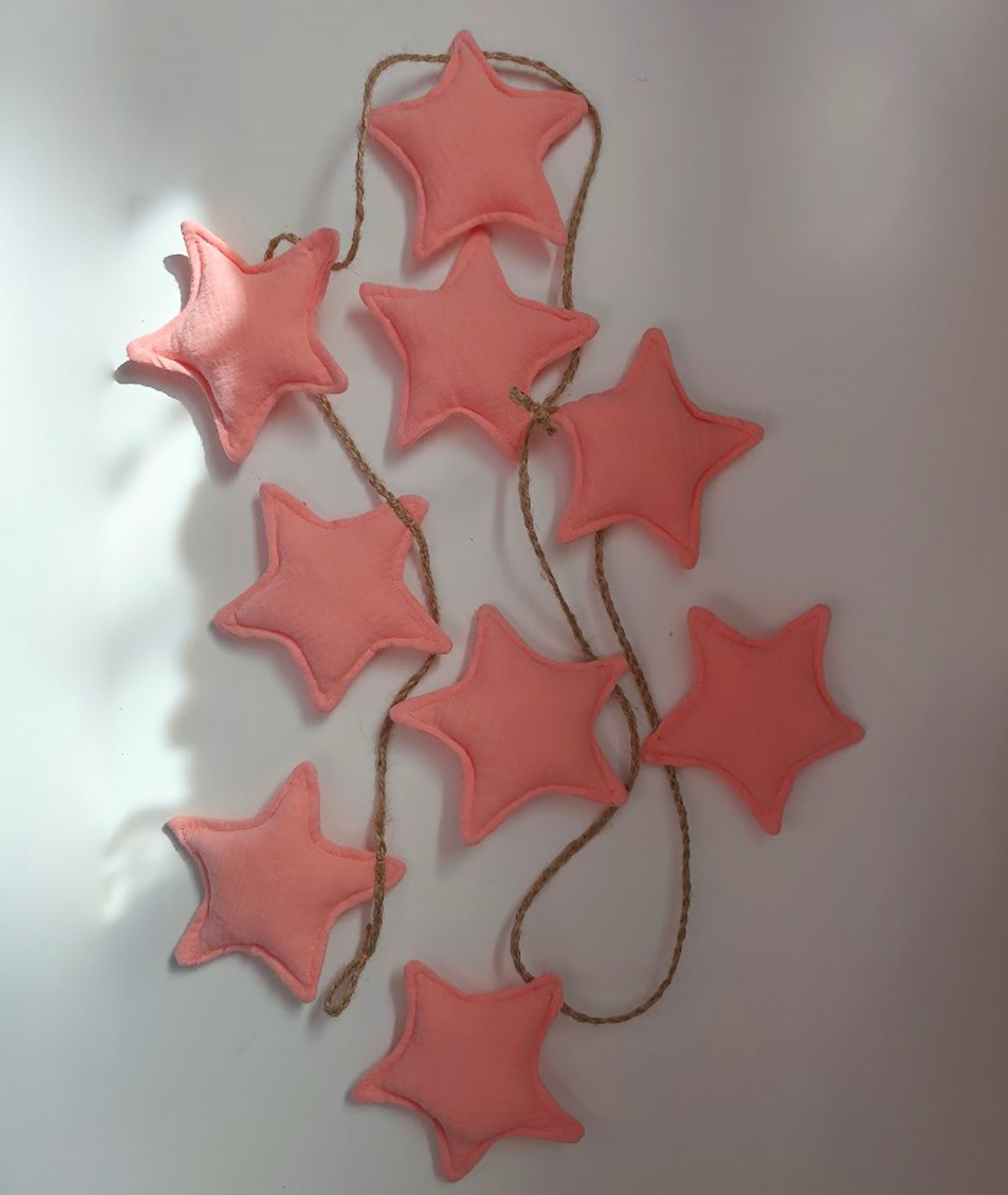 Pink Star Garland