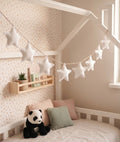 White star garland