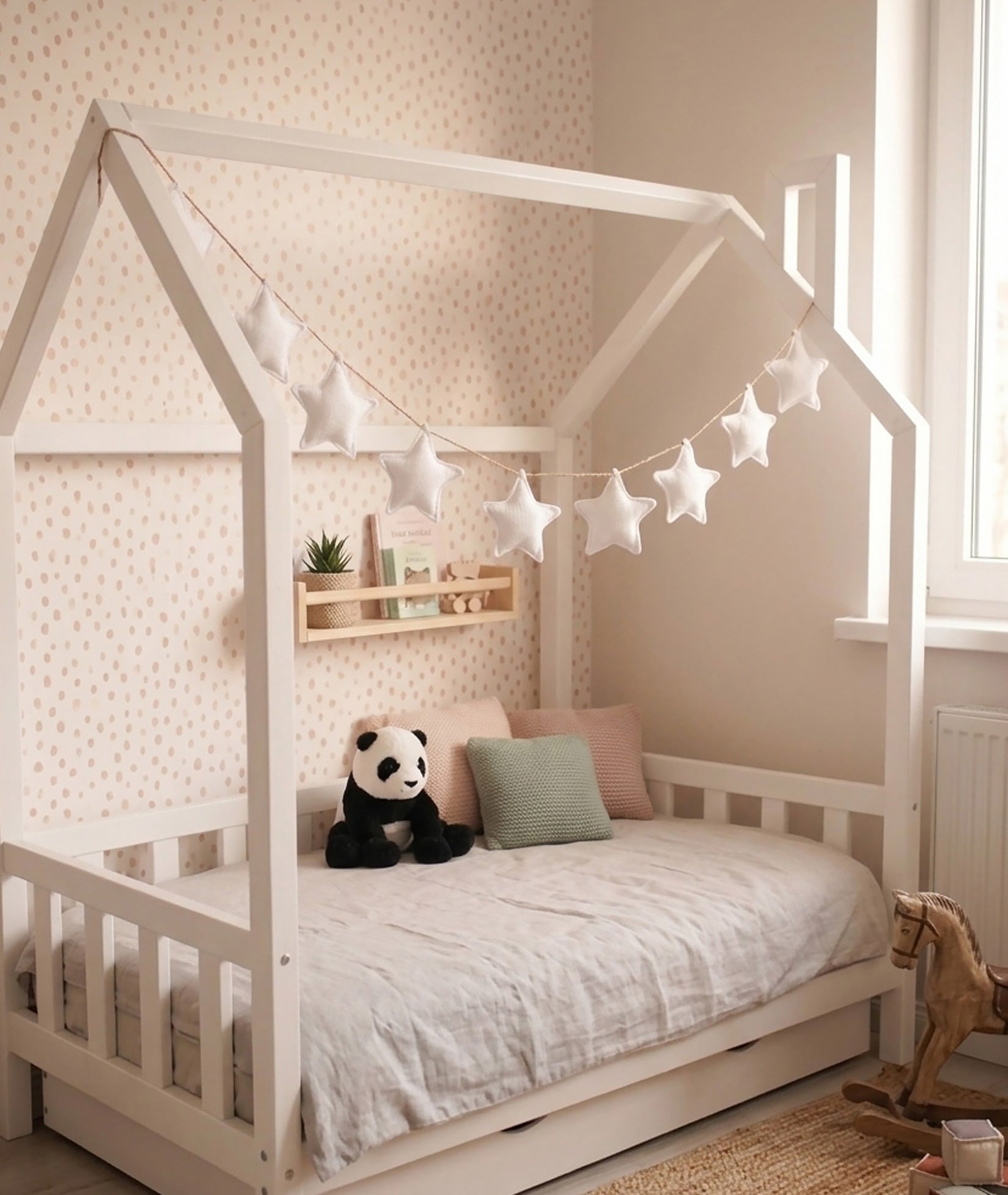 White star garland