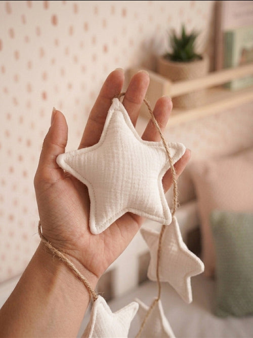White star garland