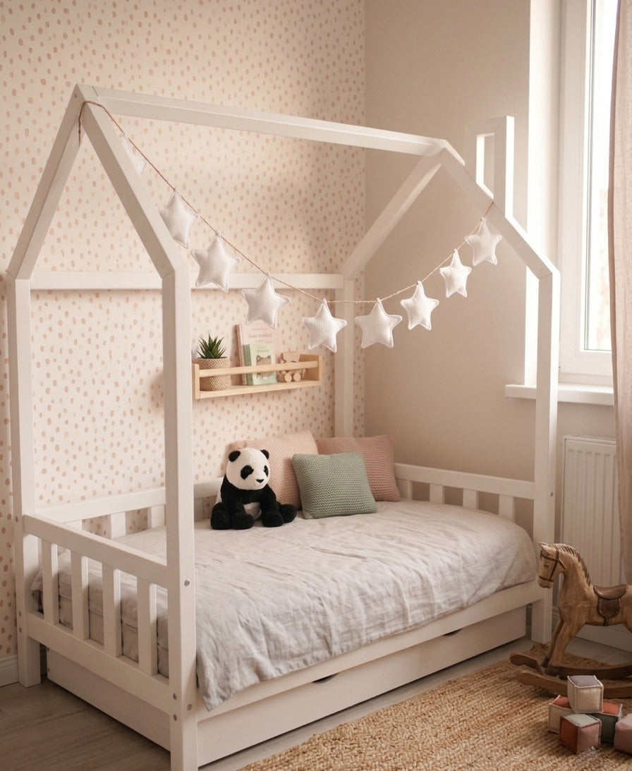 White star garland
