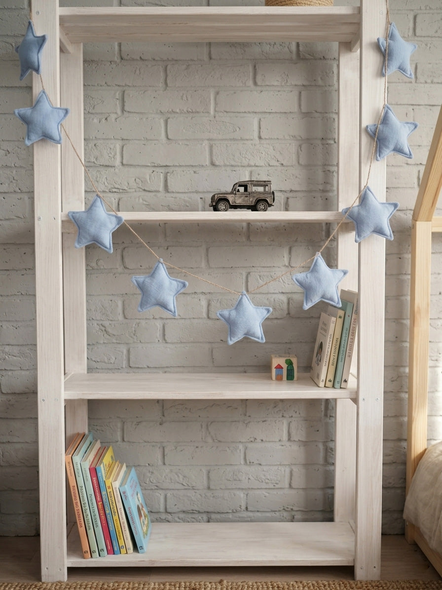 Baby Blue Star Garland