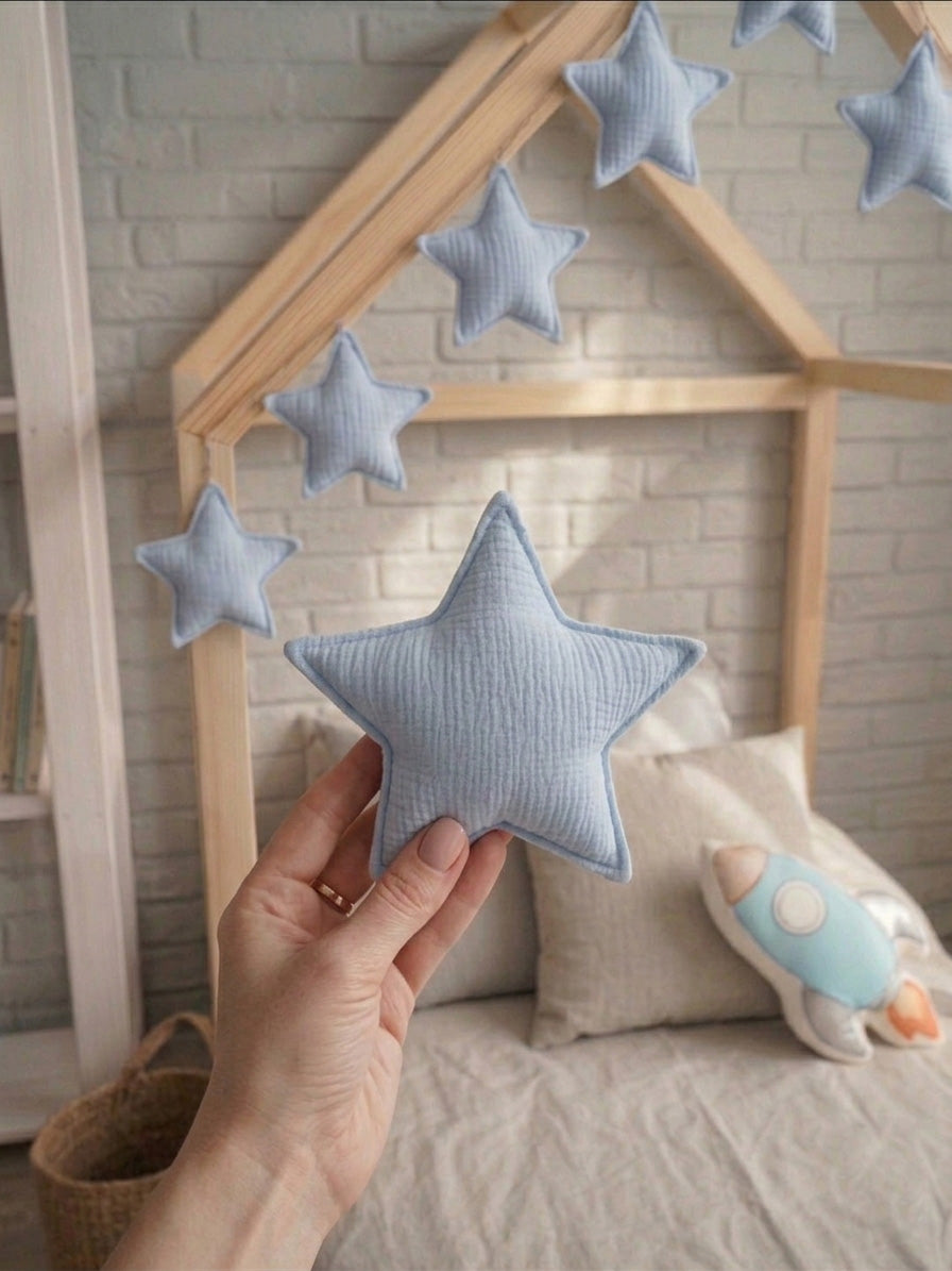 Baby Blue Star Garland
