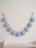 Baby Blue Star Garland