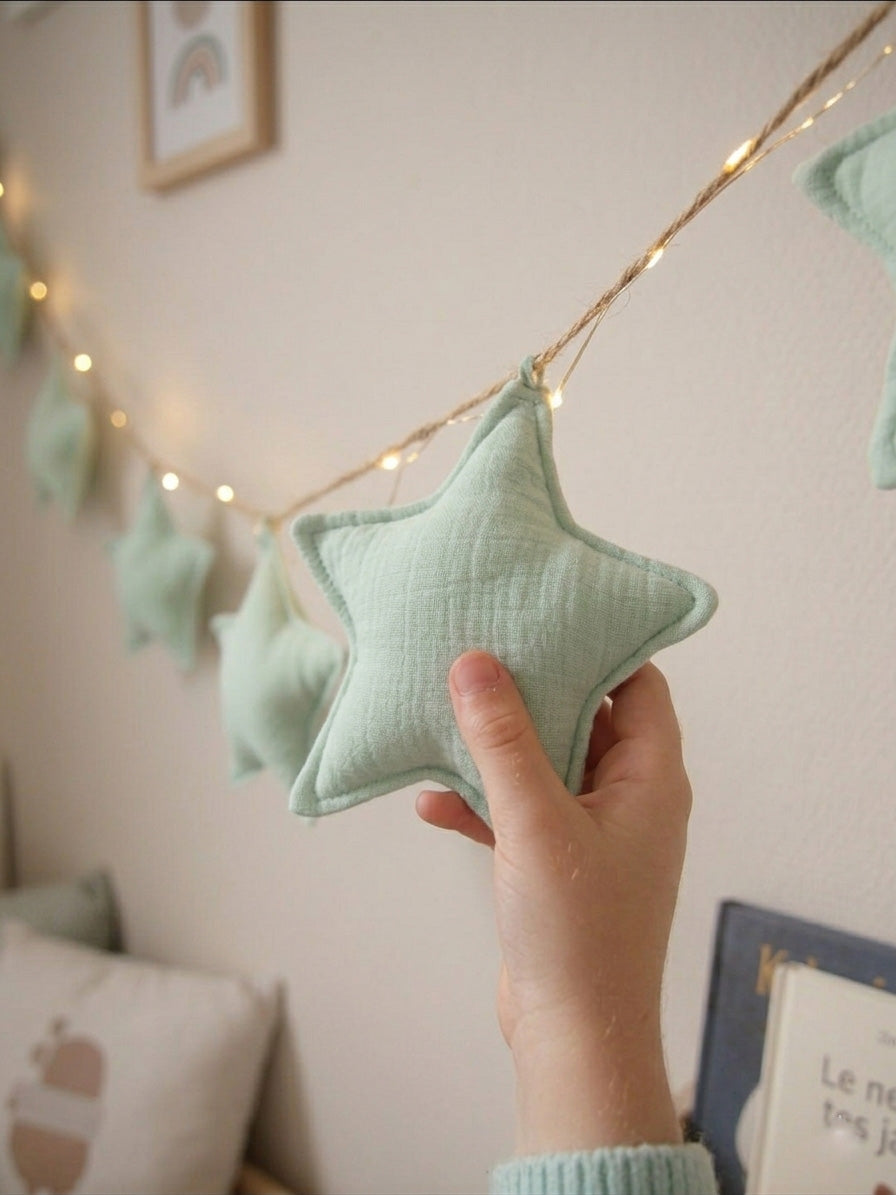 Mint green Stars Garland